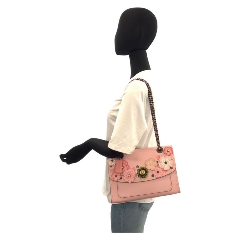 Coach Leather Parker Tea Rose Blossom Bag - Picture 8 of 10
